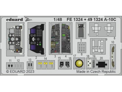 EDUARD SET 1/48 A-10C Thunderbolt II for HBB