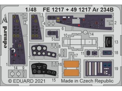 EDUARD SET 1/48 Ar 234B Blitz for H2000/HAS