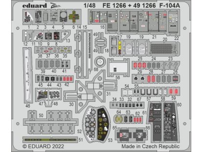 EDUARD SET 1/48 F-104A Starfighter for KIN