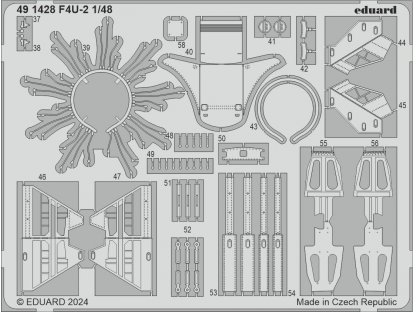 EDUARD SET 1/48 F4U-2 Corsair for MAGIC