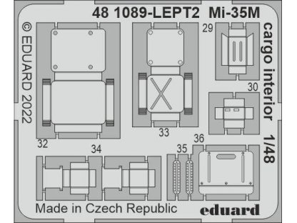 EDUARD SET 1/48 Mi-35M Hind cargo interior for ZVE