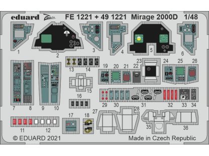 EDUARD SET 1/48 Mirage 2000D for KIN