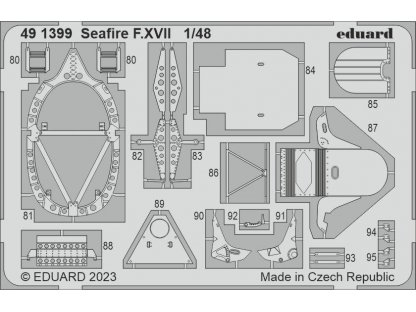 EDUARD SET 1/48 Seafire F.XVII forAIR