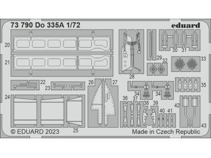 EDUARD SET 1/72 Do 335A Pfeil for H2000/DRA