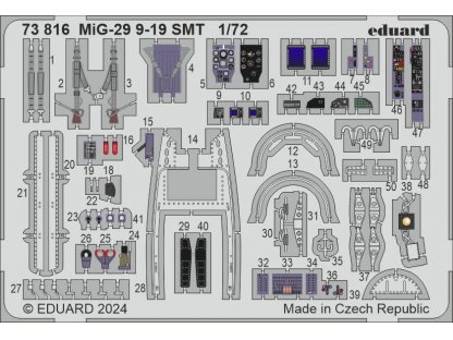 EDUARD SET 1/72 MiG-29 9-19 SMT for GWH