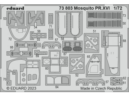EDUARD SET 1/72 Mosquito PR.XVI for AIR