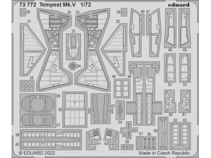 EDUARD SET 1/72 Tempest Mk.V for AIR