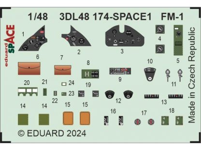 EDUARD SPACE3D 1/48 FM-1 Wildcat for TAM