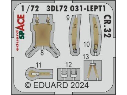 EDUARD SPACE3D 1/72 CR.32 Freccia for ITA