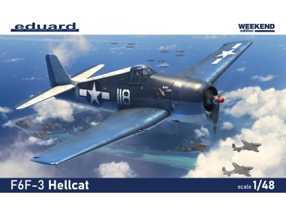 EDUARD WEEKEND 1/48 F6F-3 Hellcat 