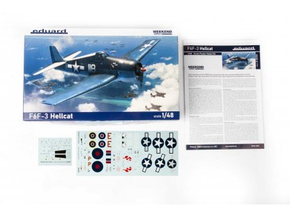 EDUARD WEEKEND 1/48 F6F-3 Hellcat 