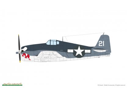 EDUARD WEEKEND 1/48 F6F-3 Hellcat 