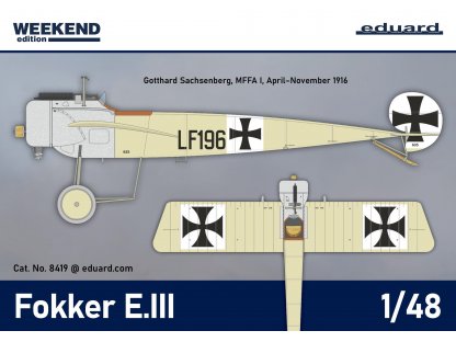 EDUARD WEEKEND 1/48 Fokker E.III
