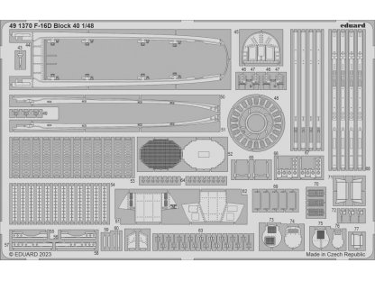 EDUARD ZOOM 1/48 F-16D Block 40 for KIN