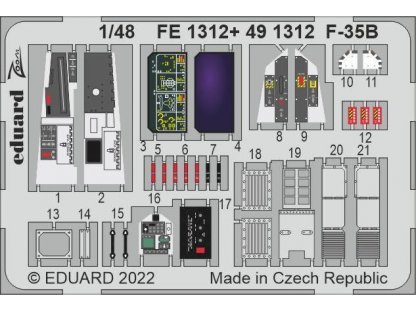 EDUARD ZOOM 1/48 F-35B Lighting II for ITA