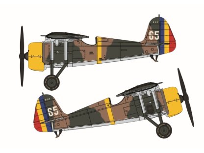 EXOTIC DECALS 1/48 48035 PZL/IAR P.11F - Polish Fighter Plane in Romanian Service