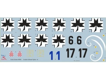 EXOTIC DECALS 1/72 Croatian Ultimate Fighter #1 Too Little, Too Late... BF 109 G in Croatian Service - Part 1