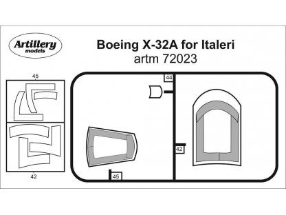 FLY 1/72 Boening X-32A Canopy Mask for ITA