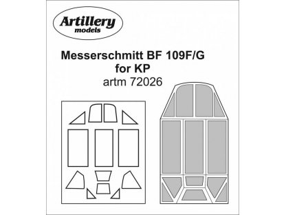 FLY 1/72 Messerschmidt BF 109F/G for KP maska