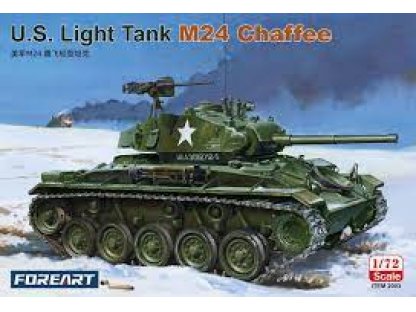 FORE ART 1/72 US Light Tank M24 Chaffee