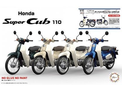 FUJIMI 1/12 Honda Super Cub 110 (Urban Denim Blue Metallic)
