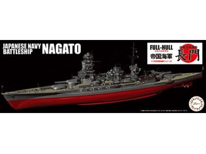 FUJIMI 1/700 KG-8 Japanese Navy Battleship Nagato Full Hull