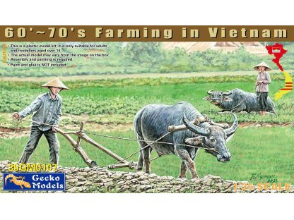 GECKO 35GM0107 1/35 60'-70's Farming in Vietnam