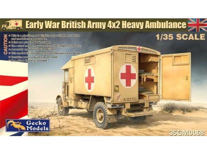 GECKO MODEL 1/35 Early War Austin K2Y Heavy Ambulance