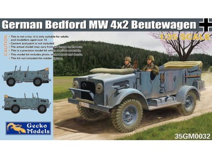 GECKO MODEL 1/35 German Bedford MW 4X2 Beutewagen