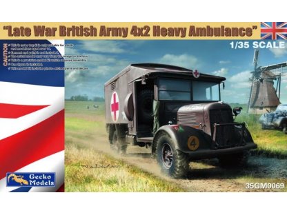 GECKO MODEL 1/35 Late War British Ambulance Army 4x2 Heavy
