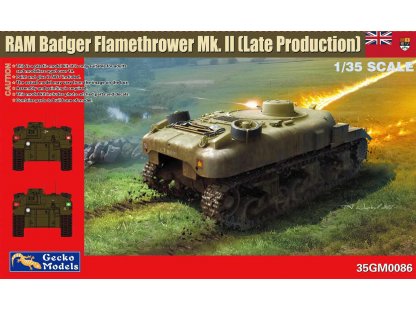 GECKO MODEL 1/35 RAM Badger Flamethrower Mk. II (Late Production)