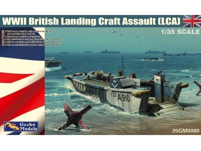 GECKO MODEL 1/35 WWII British Landing Craft Assalt (LCA)