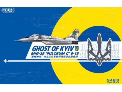 GREAT WALL HOBBY 1/48 Ghost of Kyiv MiG-29 9-13 Fulcrum-C Limited Edition