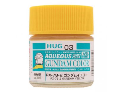 GUNZE Mr.Hobby Color HUG-03 RX-78-02 Gundam Yellow