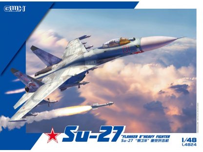 GWH 1/48 Su-27  Flanker Russian Multirole Fighter