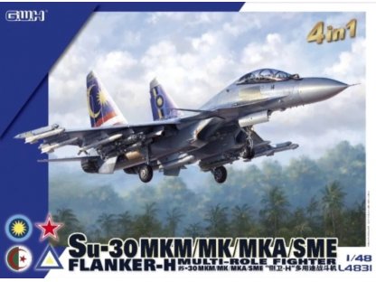 GWH 1/48  Su-30 MKM/MK/MKA/SME Flanker-H Multi-Role Fighter