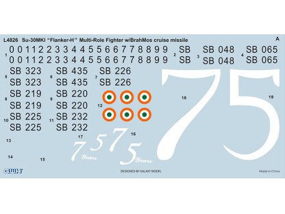 GWH 1/48 Su-30MKI Flanker-H Multi-Role Fighter w/BrahMos Cruise Missile