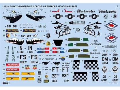 GWH 1/48 US Air Force A-10C Thunderbolt II - Close Air Support Attack Aircraft