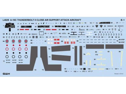 GWH 1/48 US Air Force A-10C Thunderbolt II - Close Air Support Attack Aircraft