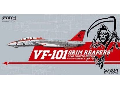 GWH 1/72 VF-101 Grim Reapers F-14B Limited Edition
