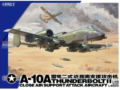GWH L4825 1/48 A-10A Thunderbolt Close Air Support Attack Aircraft