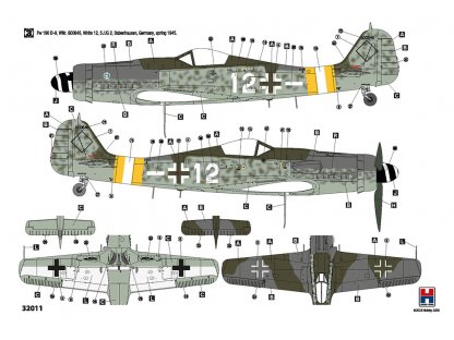 H2000 1/32 Fw 190 D-9 Mid Production