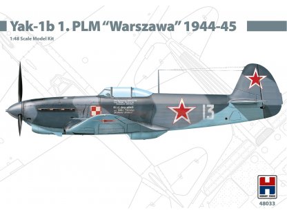H2000 1/48 48033 Yak-1b 1. PLM "Warszawa" 1944-45