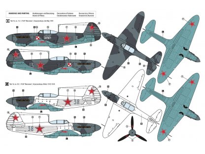 H2000 1/48 48033 Yak-1b 1. PLM "Warszawa" 1944-45