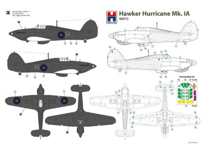 H2000 1/48 Hawker Hurricane Mk.IA