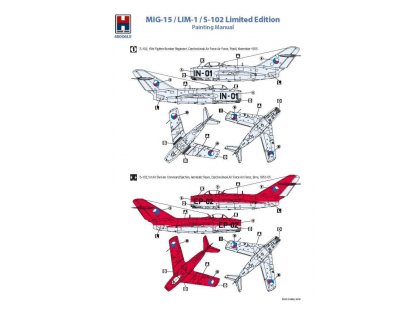 H2000 1/48 MIG-15 / S-102 Limited Edition