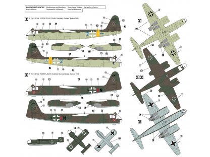 H2000 1/72 Arado Ar 234 C-3 w/ Ar E381 Julia