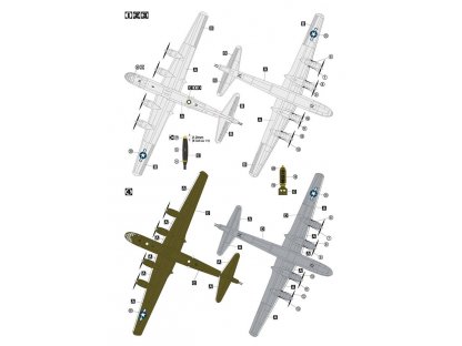 H2000 1/72 B-29A Superfortress