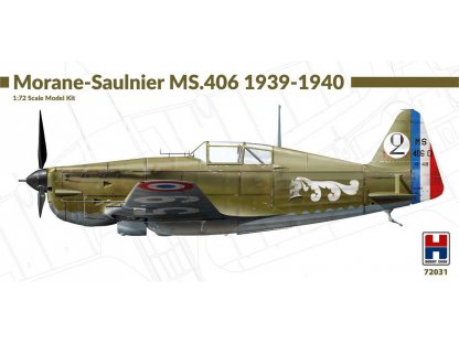 H2000 1/72 Morane Saulnier M.S 406 France 1939-40