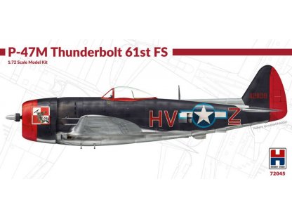H2000 1/72 P-47M Thunderbolt 61st FS 56 FG